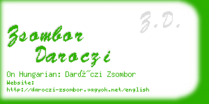 zsombor daroczi business card